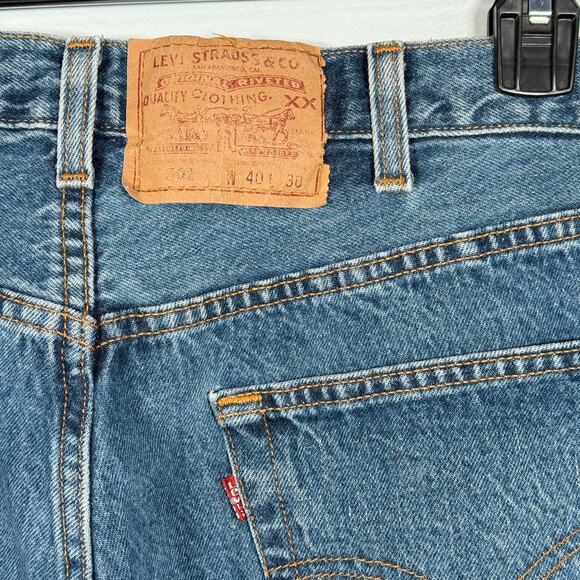Levi’s 501 VTG 40x30 90s USA Rigid Cotton Denim Button Fly Measured 38x30 - Picture 3 of 7